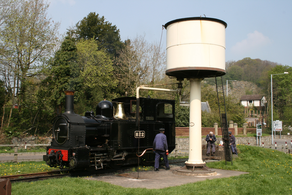 Welshpool Steam Railway, Water Tower and Engine