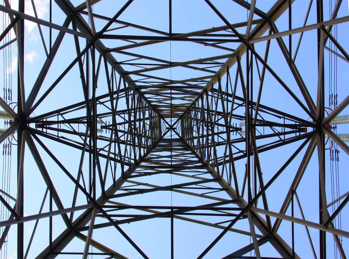 Under the Pylon - Llangynydr Moors, Near Ebbw Vale