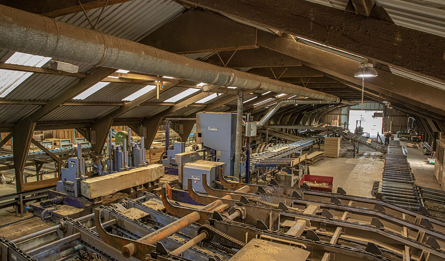 Advertising shoot for sawmills.