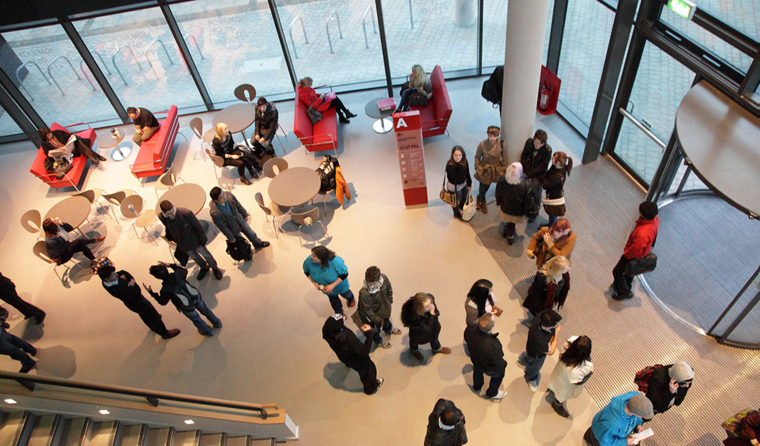 New City-centre campus on opening day.&nbsp; Taken for University of South Wales.