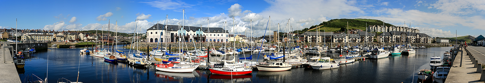 Aberystwyth Harbour Panorama