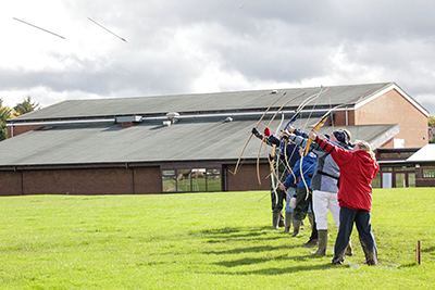 Archery Competition, Clout, Llandrindod Wells, Powys.