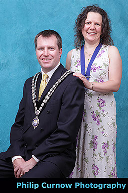 Photographed for newly elected Mayor & Mayoress